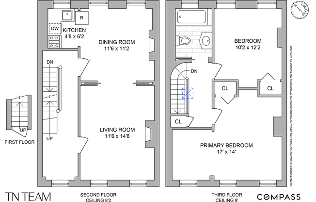 2 beds, 1 bath, 1,036 sqft, $4,800, Unit 2