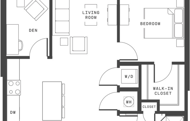 1 bed, 1 bath, 887 sqft, $3,246, Unit 4235