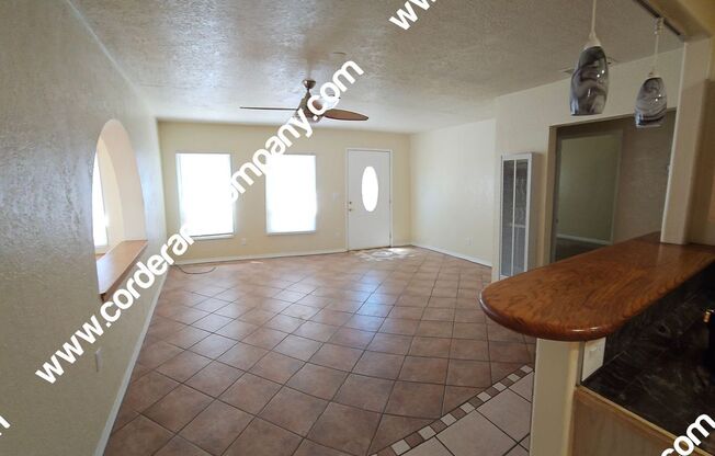 Available Now! Conveniently Located 3 Bedroom, 2 Bathroom and 1,400 Sq Ft. Home in the Heart of Albuquerque.