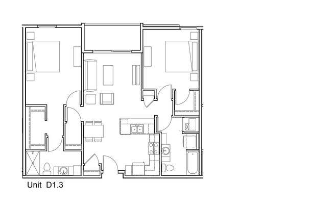 2 beds, 2 baths, 1,055 sqft, $2,280, Unit 5265-304