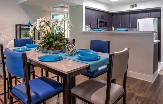Elegant Dining Area at 433 Midvale - Student Housing at UCLA, California, 90024