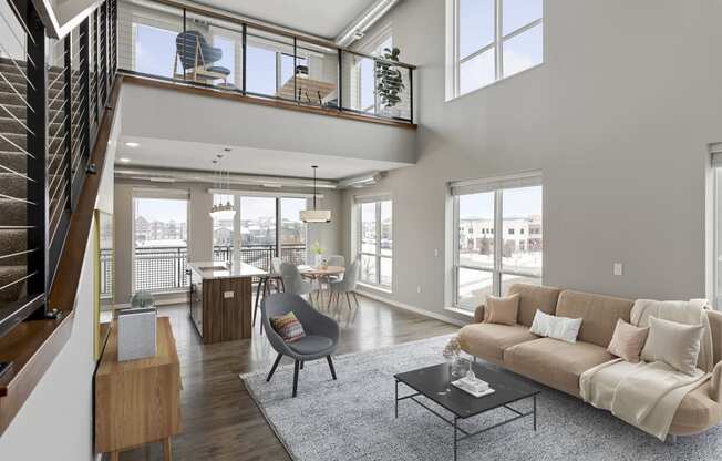 Nuvelo at Parkside Apartments in Apple Valley Penthouse Living Area