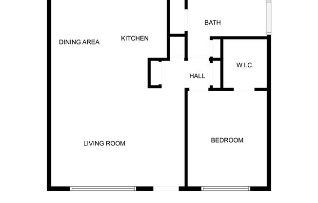 1 bed, 1 bath, 710 sqft, $995, Unit Unit 4