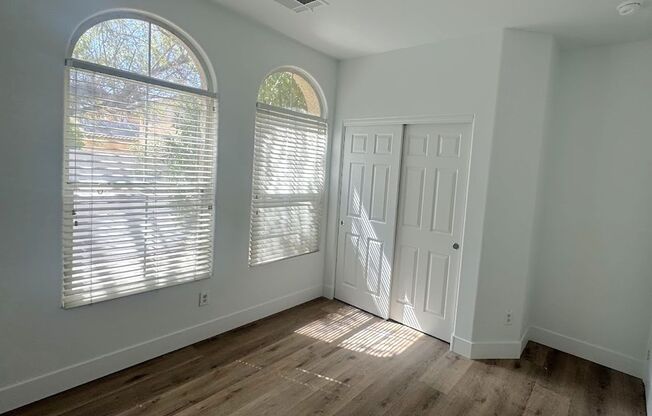 Newly renovated 4 bedroom 3 full bath home in Southwest Las Vegas! Newly renovated with water proof flooring and new backyard pavers! Home has a full bedroom and bathroom downstairs!