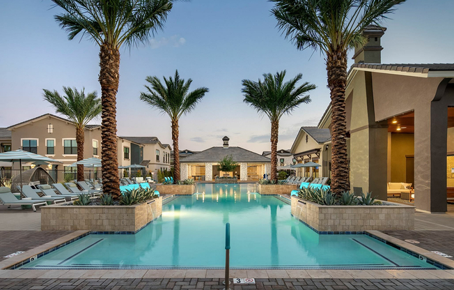 Pool at Dusk