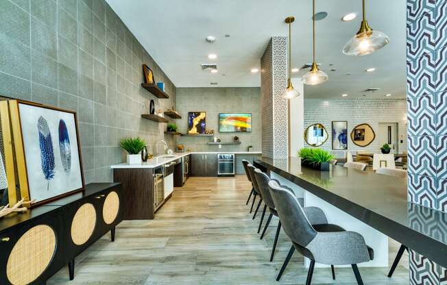 Social Lounge With Entertainment Bar at The Rey Downtown, Phoenix, Arizona