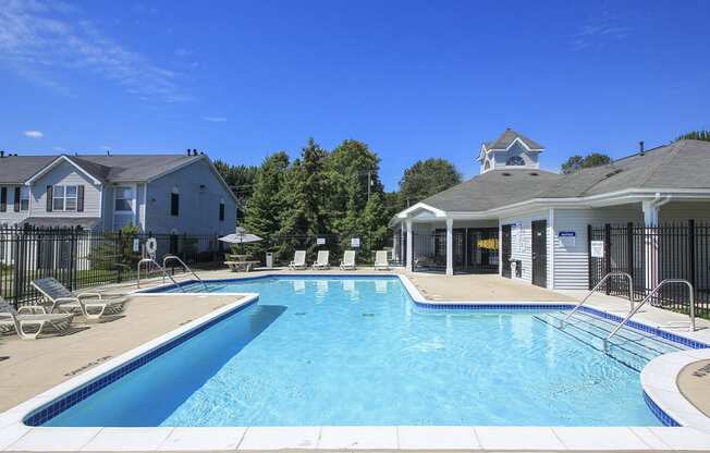 Spacious Outdoor Pool with Sundeck