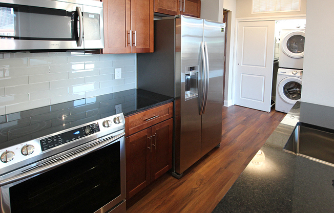 Stainless Steel Appliances at The Terminal Tower Residences Apartments, Ohio, 44113