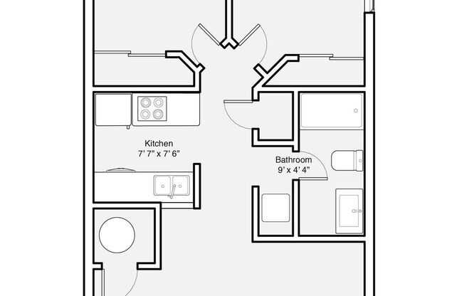 2 beds, 1 bath, 800 sqft, $1,445, Unit 14