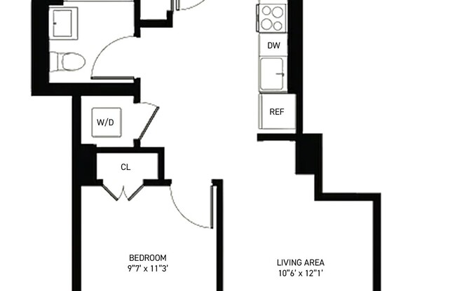 1 bed, 1 bath, $4,245, Unit 9G