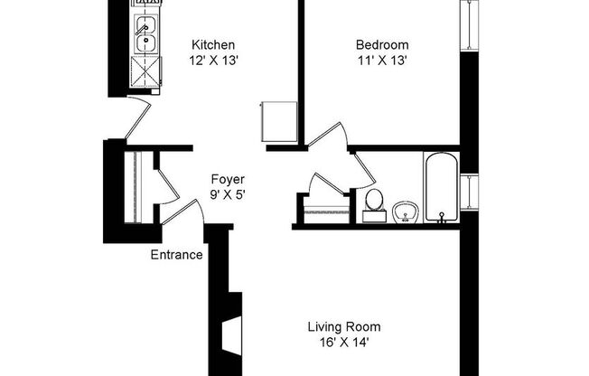 1 bed, 1 bath, 780 sqft, $1,935, Unit 5131-1