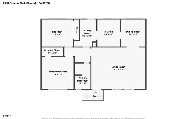 2 beds, 1 bath, 800 sqft, $2,590, Unit C