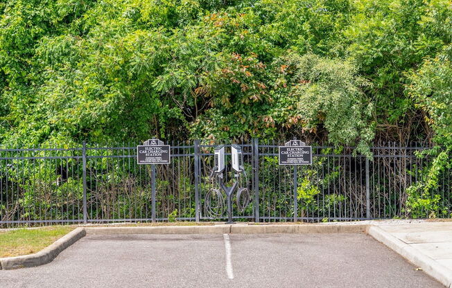 2 electric vehicle charging stations at Fenwyck Manor Apartments in Chesapeake, VA