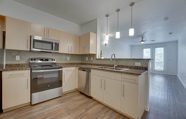 Large Kitchen at Vue Live Oak, Dallas, TX