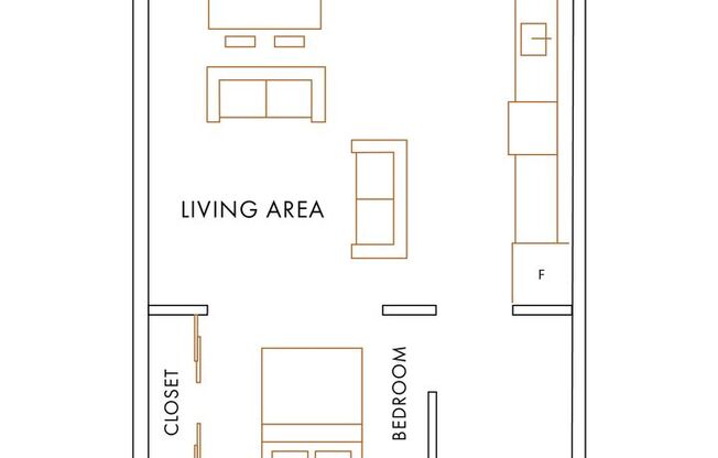 1 bed, 1 bath, 729 sqft, $2,425, Unit 117