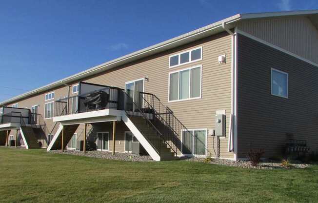 townhomes, patio, exterior