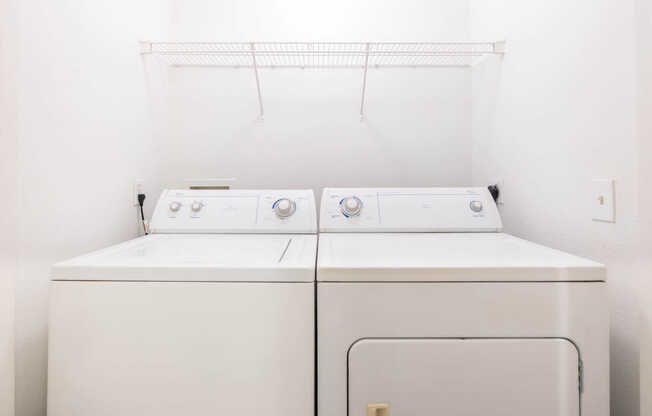 In-home Washer and Dryer