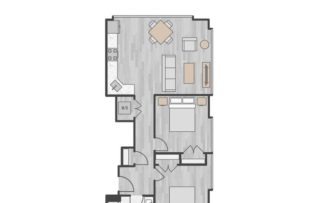 2 beds, 1 bath, 1,200 sqft, $2,295, Unit 414