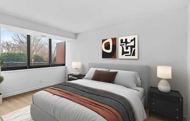 Bedroom with Hard Surface Flooring