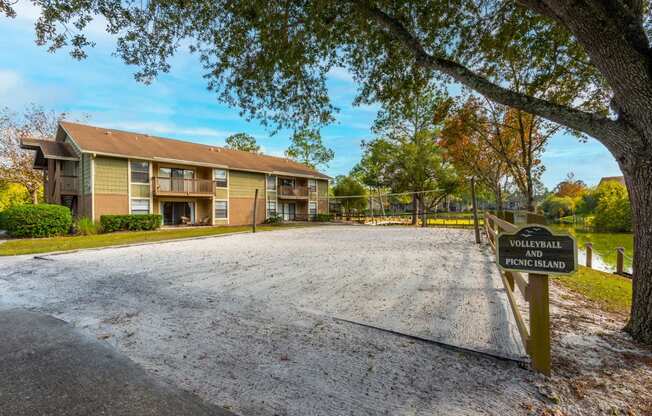 Sand Volleyball Court at Whisper Lake Apartments, Florida