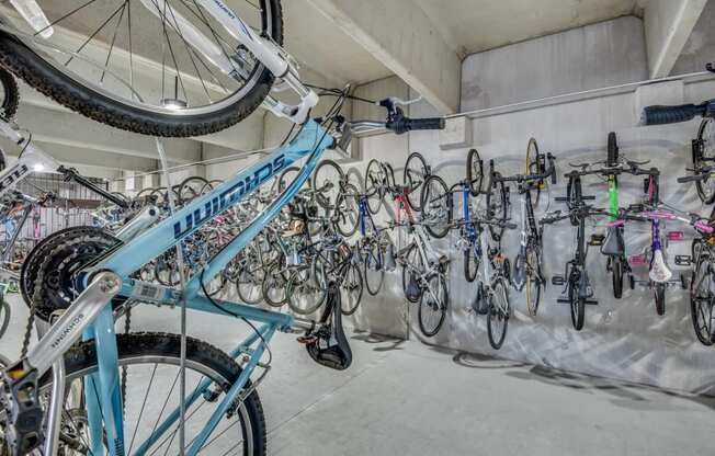 Bicycle Storage With Repair Station at Windsor at West University, Texas, 77005