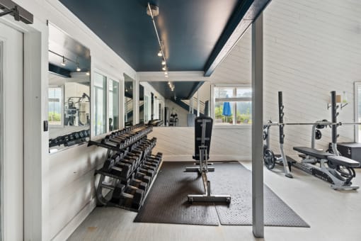 the gym  at Linkhorn Bay Apartments, Virginia Beach, VA, 23451