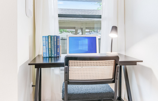 Study nook at Rainbow Ridge Apartments in Kansas City, Kansas