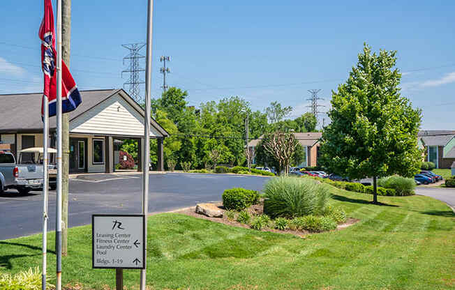 Lush Landscaping in Front of Rivergate Meadows