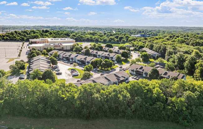 Aerial View of Park at Olathe Station