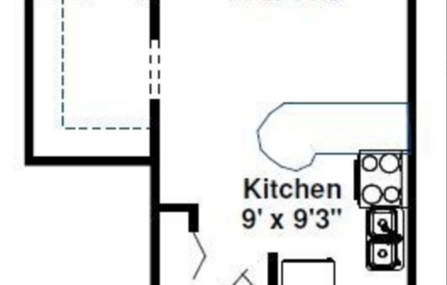 Studio, 1 bath, 250 sqft, $1,135, Unit 840-608
