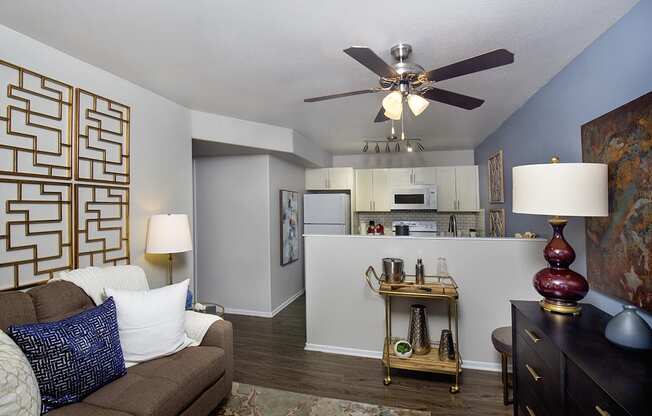 Ceiling Fans in Living Room