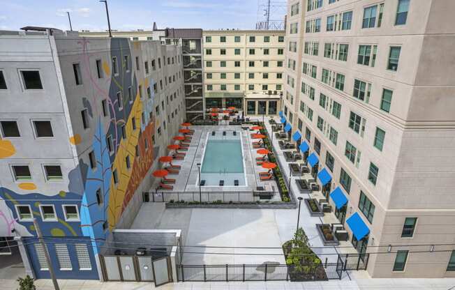 a mural on the side of a building  at The Icon, Richmond, VA