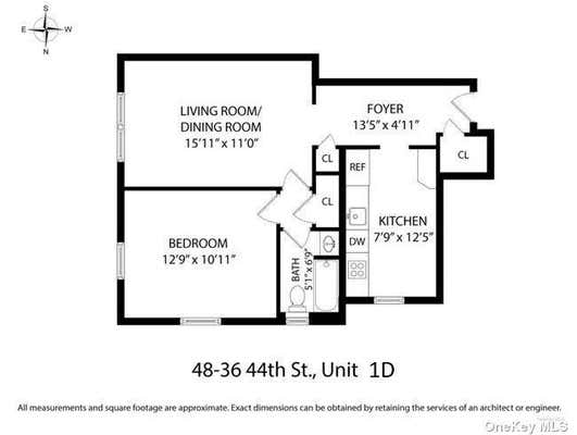 1 bed, 1 bath, $2,350, Unit 1D