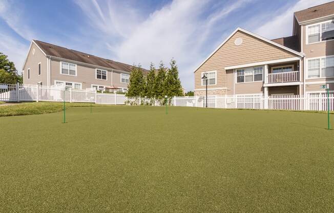 This is a photo of the putting green at Nantucket Apartments in Loveland, Ohio.