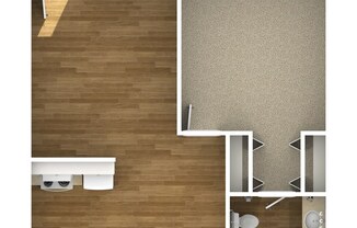 1 bed, 1 bath, 612 sqft, $795