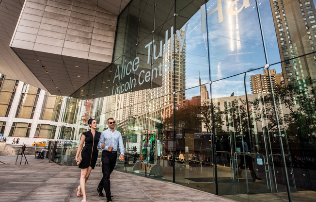 Nearby prestigious entertainment destinations, such as Alice Tully Hall