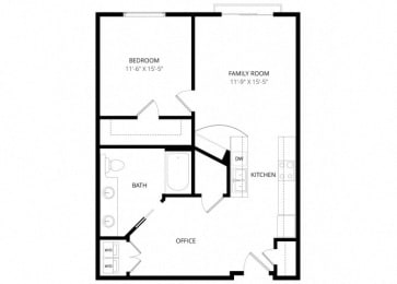 1 bed, 1 bath, 700 sqft, $1,735