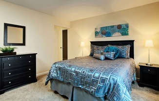 Furnished bedroom