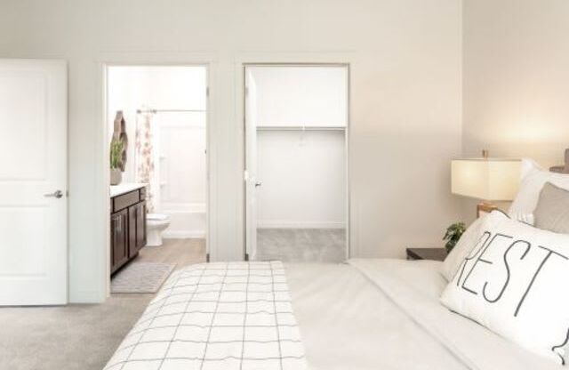 Main Bedroom with Private Bath at Rivulet Apartments, American Fork, UT, 84003