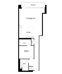 1 bed, 1 bath, 949 sqft, $3,521