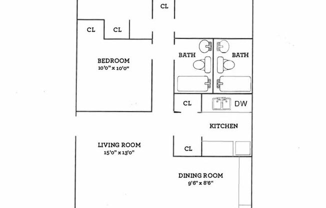 3 beds, 2 baths, 1,100 sqft, $1,325