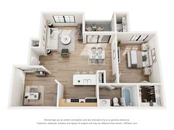 2 beds, 1 bath, 925 sqft, $1,749