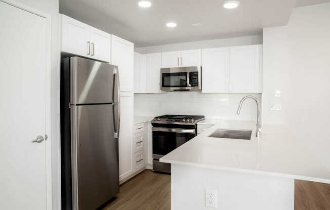 Kitchen with Stainless Steel Appliances