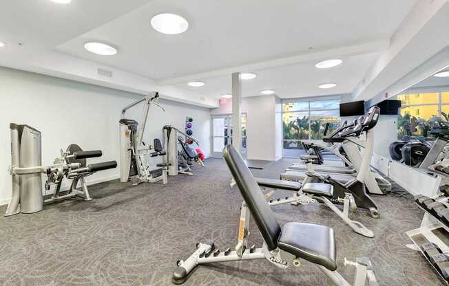 gym at Parc One, Santee, 92071