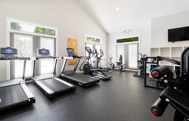 Fitness Center with Strength and Cardio Equipment