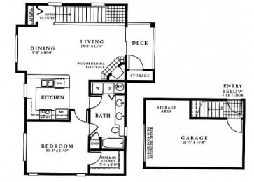 1 bed, 1 bath, 838 sqft, $1,889
