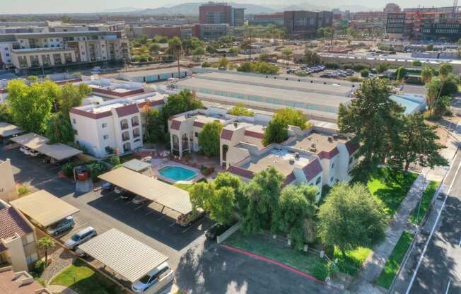 Aerial view at University Park Apartments in Tempe AZ Nov 2020 (3)