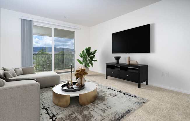 FountainGlen Grand Isle Living Area and Patio