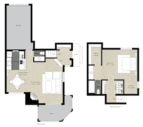 1 bed, 1.5 baths, 1,035 sqft, $3,025