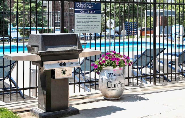 Grilling Station at The Landings in Bellevue, NE
